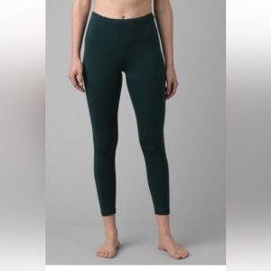 Prana Transform 7/8 legging, deep pine heather, size small, NWT